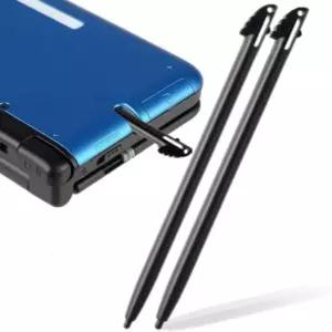 톨시 팩 블랙 스타일러스 LCD 터치스크린 펜 품질 내구성이 뛰어난 닌텐도 3DS XL / LL용 새 교체 부품 2개