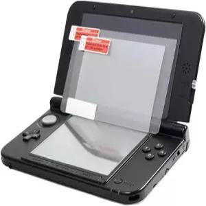 닌텐도 3DS LL/XL 팩용 OSTENT 상단+하단 투명 스크린 프로텍터 LCD 필름 가드 스킨 3종