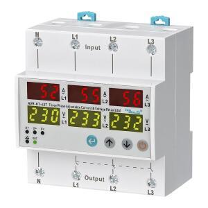 삼화-Dsp AVR-KT-XXA 3x380V+Nuetral 키형 과전류 및 전압 보호 계전기 63A 80A 100A