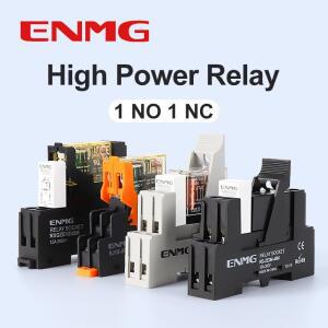 ENMG G2RL-1-E/G2RL-2 DIN 레일 릴레이 16A 24VDC SPDT LED 표시기 서지 보호 기능이 있는 소형 전마그네틱
