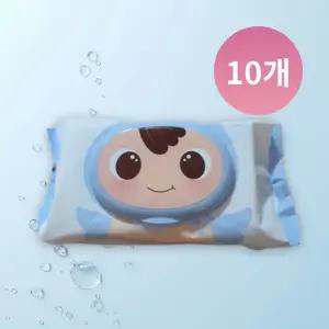 순둥이 아기물티슈 캡형 오리지널 플러스 엘블루 70매 10팩