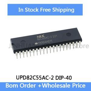 2-10Pcs UPD82C55AC 82C55AC-2 8255 DIP-20 IC 칩