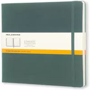 몰스킨 클래식 노트북 하드 커버 룰드/라인 XL(7.5인치 x 9.5인치) 포레스트 그린 192페이지