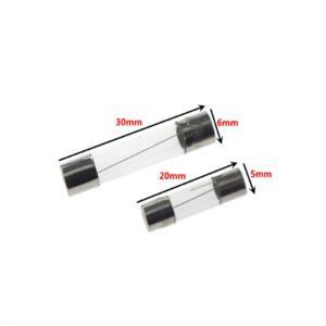 20pcs 5X20mm 6x30MM 고속 블로우 유리관 퓨즈 mm 250V0.5A 1A 2A 3A 4A 5A 6A 8A