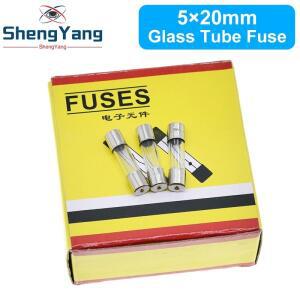 TZT 100PCS 5x20mm 고속 블로우 유리관 퓨즈 0.2A 1A 2A 3A 4A 5A 6A 8A 250V