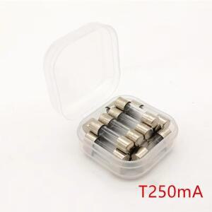 슬로우 블로우 유리 튜브 퓨즈  T250mA  250V  5x20mm  20 개/로트