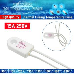세라믹 열 퓨즈 RH 15A 250V  온도 가용성 컷오프 TF 95C 115C 130C 도