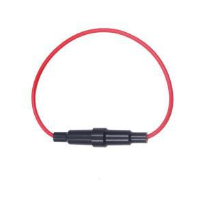 5x20mm 유리 퓨즈 홀더 나사  22 AWG 와이어 케이블 250V 튜브 케이싱  5 개입