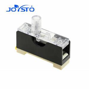 10PCS FS-101 단일 링크 레일 퓨즈 박스(라이트 홀더 포함) 6X30 내장 10A