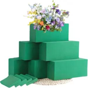 DIY 공예용 6PCS 플로럴 폼 웨딩 장식 5.5 L x 3.1 W 1.7 H 신선/인공 꽃을 위한 습식 및 건식 꽃꽂이 용품