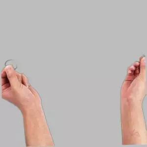 분실방지 스프링줄 낚시 등산 소품 걸이