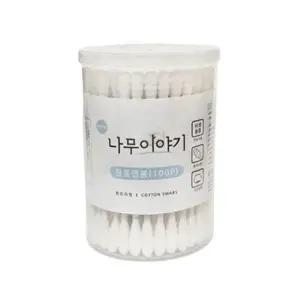 [룽스_61]면봉 귀이개 귀청소 귀이개 회오리 면봉 100개