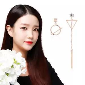 [룽스_61]14K 금귀걸이 멀린 언발란스 드롭 귀걸이