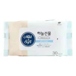 [룽스_61]휴대용 물티슈 자외선 처리 30매 15-20cm
