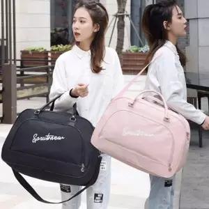 여성 보스턴 가방 여행용 헬스 가방 스포츠 캐주얼 다용도 더플백팩