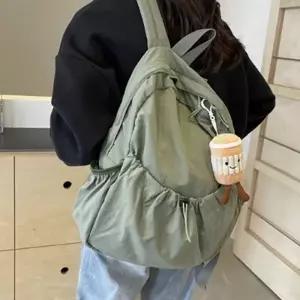 바스락 학생용 캐주얼 출근용 백팩 데일리 가벼운