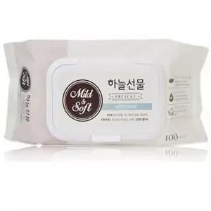 100매 선물 캡형 물티슈 행사 단체 하늘선물 10개