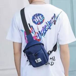 크로스 작은 슬링백 힙색 스트링 미니 가방
