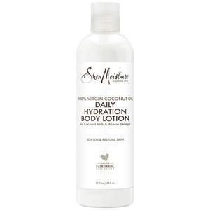 SheaMoisture 100% 버진 코코넛 오일, 데일리 하이드레이션 바디 로션 모이스처라이저, 384.5ml (13 액량 온스)