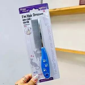 고품질 TBZ 도기프랜드 한날 빗 20.5cm 강아지용품 애견브러쉬 눈꼽빗 고양이털빗 고양이브러쉬 WFM3VS2