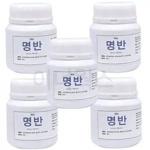 고품질 대용량 제약 180g 가루 5개 묶음 명반 명반180g 명반5개 염도...
