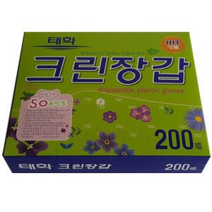 태화 크린장갑 200매X20개 1박스 위생장갑