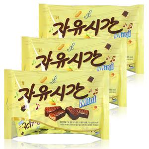 5000 자유시간 미니 x 3개 초코바 초콜릿 사탕