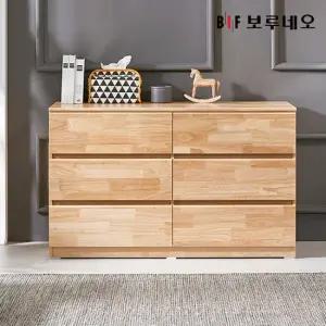 앳홈 테드 러버 원목 1200 와이드 서랍장