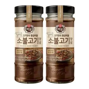 [소비기한 임박] 백설 소불고기양념, 500g, 2개