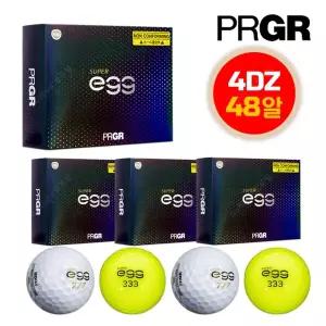 [PRGR] SUPER EGG 고반발 골프공 4다즌 48구 G