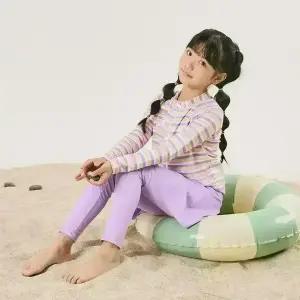 [아레나수영복] 마가렛 아동 레저 래쉬가드 세트 A4BG1GS04PPL