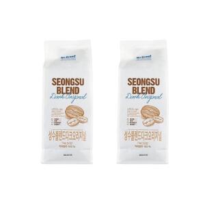 [노브랜드] 성수 블렌드 다크 오리지널 1kg x 2개 홀빈