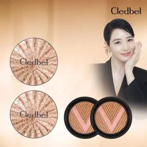 [하프클럽/끌레드벨]끌레드벨 글로우 파워리프트 브이쿠션 2개 + 리필 2개