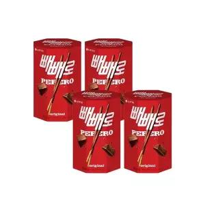 롯데웰푸드 빼빼로 초코, 184g, 4개