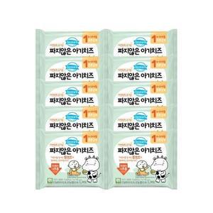 [동원FB] 동원 자연방목 유기농 짜지않은 아기 치즈 1단계 (17g,10매입x10개)총 100매