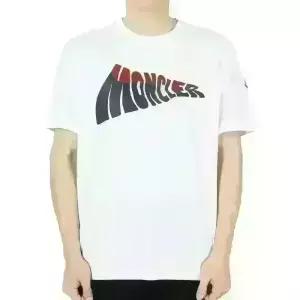 디몬트 몽클레어 남성 브렌디드 로고 코튼 반팔(화이트) 8C00058 89A17 002