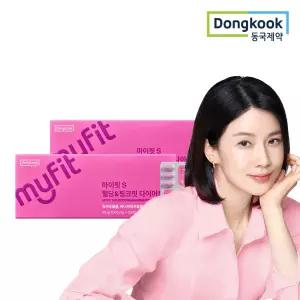 동국제약 혈당핑크핏 다이어트 2박스 (56정) 카테킨 코로솔산 체지방 콜레스테롤 혈당상승억제