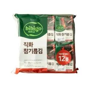 CJ 비비고 한달 직화 참기름김 54g x 4개