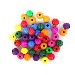 [스쿨피아] 나무구슬비즈 원형골뱅이 약15mm 약1kg 약880개