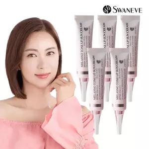 [에스엘샵 십일절] 스와니브 멜라즈노 캐비아 톤업 선크림 5개 선블록 자외선 선블럭 미백 주름개선