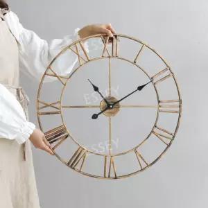 교육용벽시계 예쁜벽시계 대형 원형 무선벽시계 무소음 벽시계 금속 벽걸이led시계
