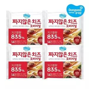 [동원] 덴마크 짜지않은 치즈 오리지널 252g x 4개
