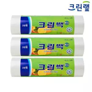 크린? 롤타입 크린백 롤백 500매 대(30X40cm) 3개 위생백 비닐봉투