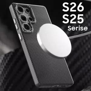 삼성전자 갤럭시 S26 S25 울트라 플러스 FE/겔럭시/최고급/카본/메탈 라인/풀커버/맥세이프 호환 슬림/하이브리드/정품 범퍼/추천/아머/케이스