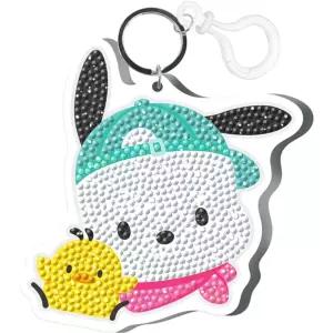 (포차코) 산리오 - (왕키링) (보석십자수)/키링/주문/제작/만들기/비즈/도구/세트/특수/키트/열쇠/고리