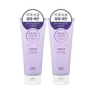 해피바스 마이크로 클린 딥 클렌징폼 150g x2개
