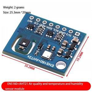 가스센서 ENS160+AHT21 이산화탄소 CO2 TVOC 공기 품질 및 온도 습도 센서 Arduino용 CCS811 교체