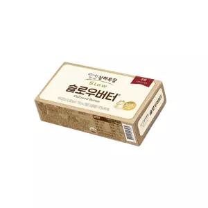 상하목장 슬로우버터 무염버터 200g 4개입/냉장무배