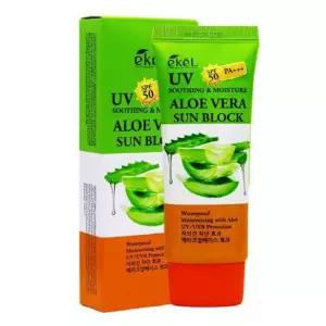 이겔 선크림 알로에 선블록 자외선차단제 썬크림 70ml/수분선크림/대용량선크림/수분썬크림/남성선크림/