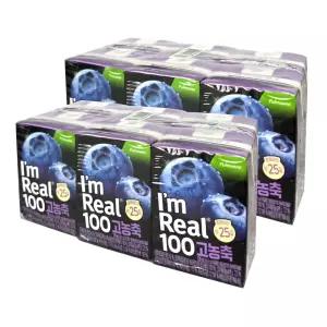 아임리얼100 고농축 블루베리 120ml (6개입) x 2개